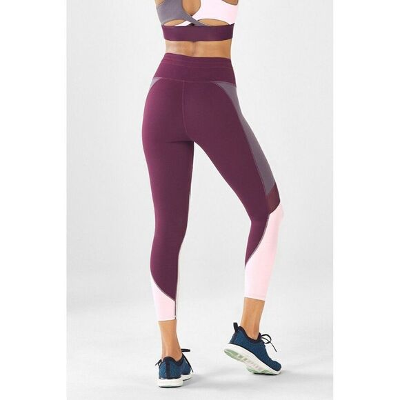 Fabletics High Waisted Statement Powerhold Capri Leggings - Picture 2 of 8